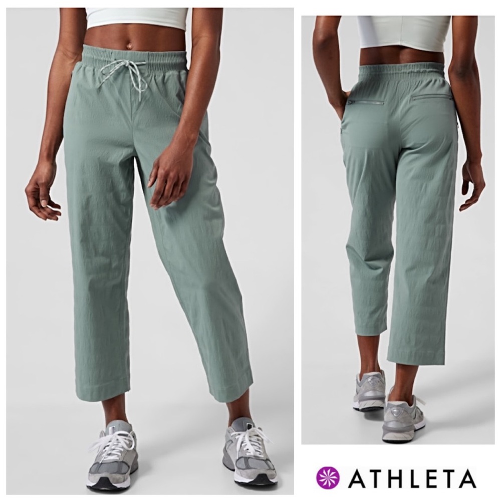🚩🚩2-DAY SALE!🚩🚩 NwTs-$80 Trekkie Crop Pants size 6 Pull On Relaxed Straight-Leg